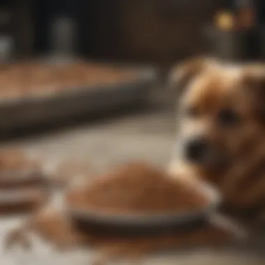 A selection of easily digestible dog food options