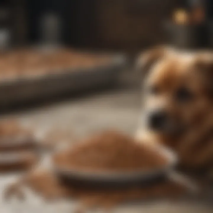 A selection of easily digestible dog food options