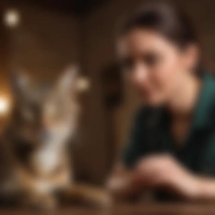A professional attending a workshop on exotic animal health.