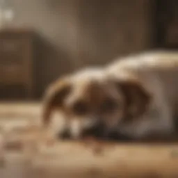 Signs of digestive distress in pets