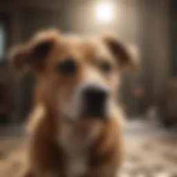 Dog experiencing discomfort