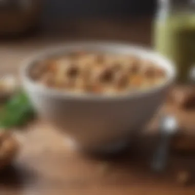 Dietary Adjustments for Diarrhea Relief A bowl of bland food for puppies