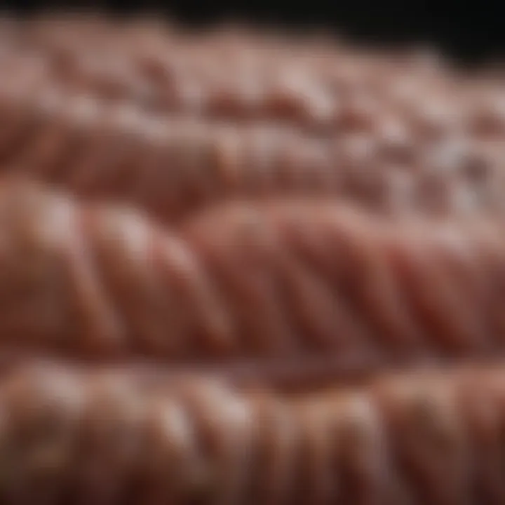 A close-up of a dog's stomach area, highlighting discomfort from digestive issues.