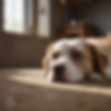 Importance of Rest for Pets A serene pet resting comfortably at home