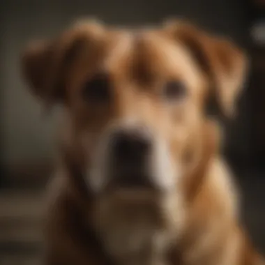 A happy dog recovering after treatment