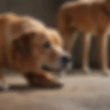 Gentle Stretching Exercises for Dogs A dog performing gentle stretches to enhance flexibility and alleviate joint pain.