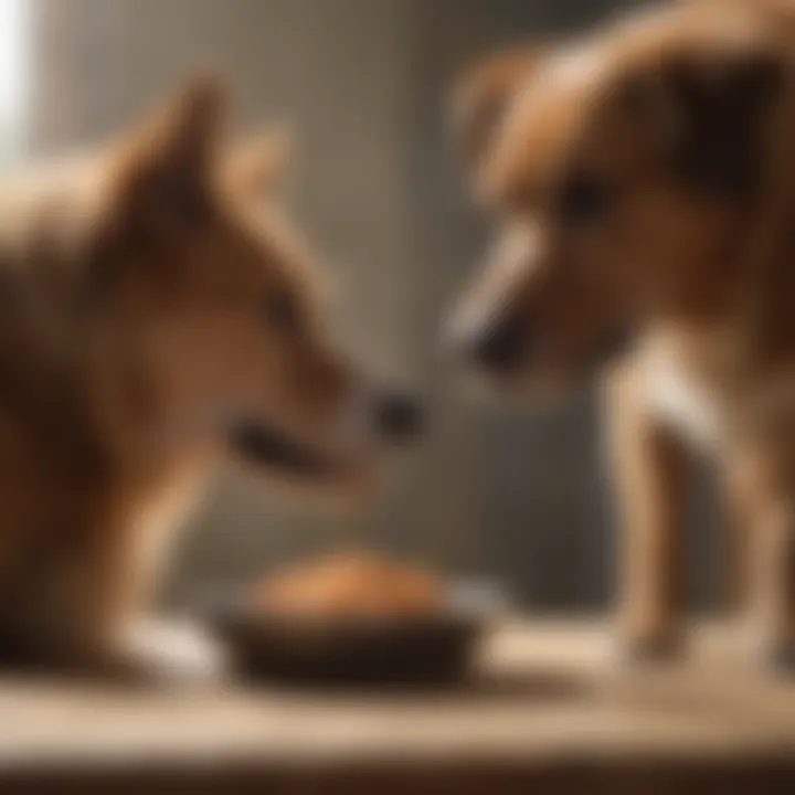 Consultation between a pet owner and a veterinarian