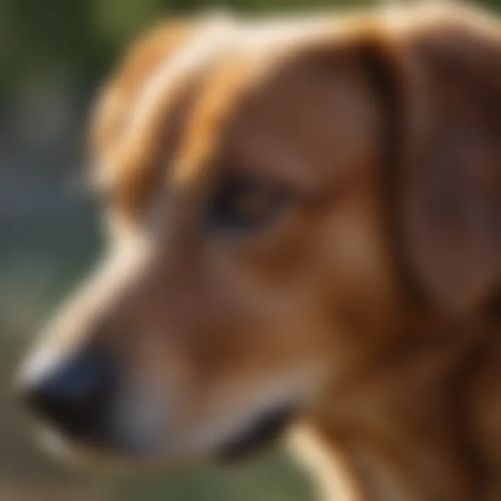 Hound dog enjoying outdoor activities, symbolizing prevention