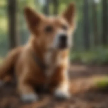 A dog enjoying outdoor activities, representing ear health maintenance