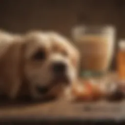 Visual representation of canine digestive health.