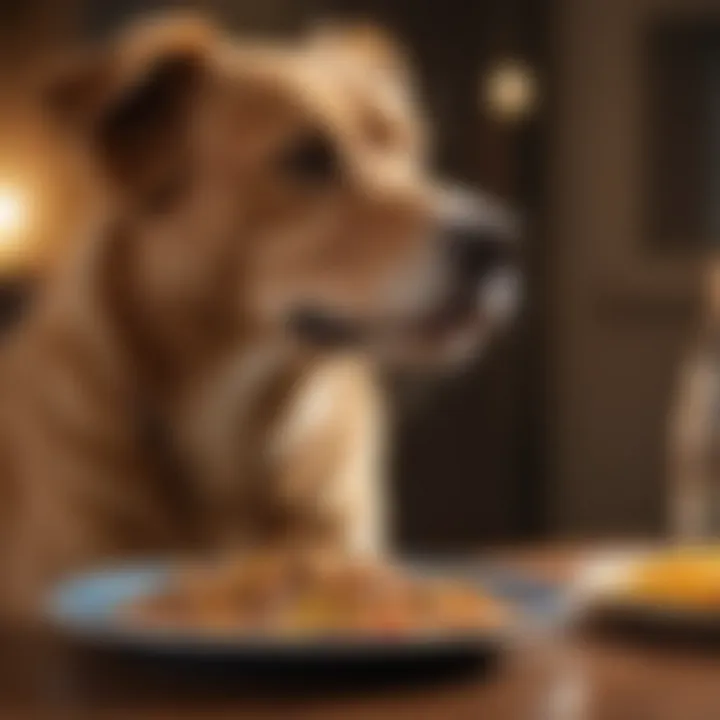 A healthy meal for dogs emphasizing dietary importance.