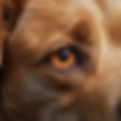 Close-up of a dog's ear showing signs of redness and irritation