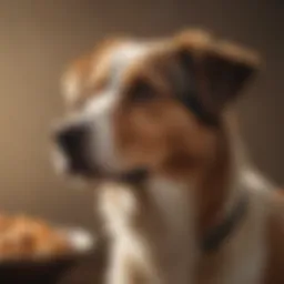 A healthy dog displaying an alert demeanor.