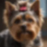 Yorkshire Terrier with Ear Infection