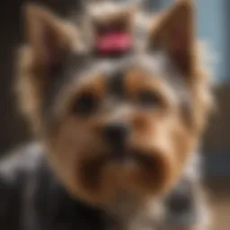 Yorkshire Terrier with Ear Infection