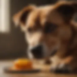 Dog experiencing gastrointestinal distress