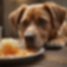 Dog experiencing diarrhea