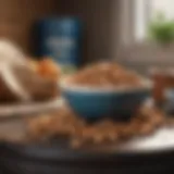 A diverse array of pet food bowls showcasing various diets.
