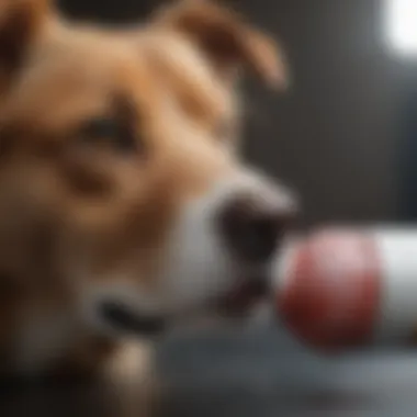 A veterinarian examining a pet for health issues.