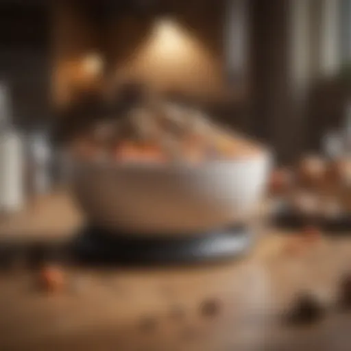 A healthy pet food bowl filled with various ingredients.