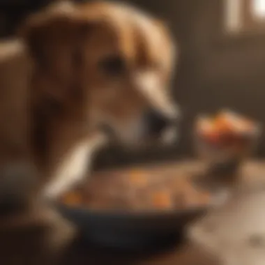 Importance of a Balanced Diet for Dogs A well-balanced dog food bowl with fresh ingredients