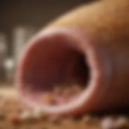 A close-up of a pet's digestive health