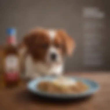 Identifying Symptoms of Diarrhea in Pets An infographic highlighting the symptoms of diarrhea in pets, with engaging icons and text for easy understanding.