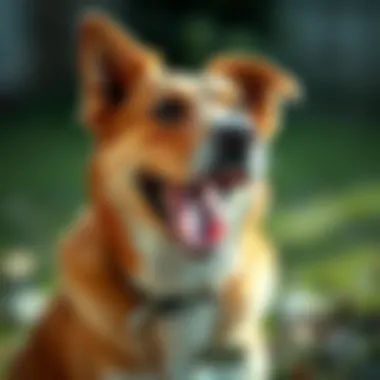 Restored Health in Canine Companions A dog with a happy and healthy demeanor after treatment