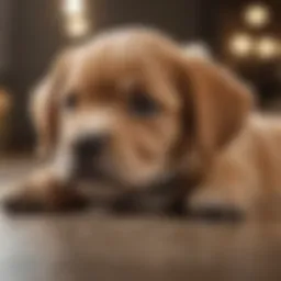 Puppy with upset stomach