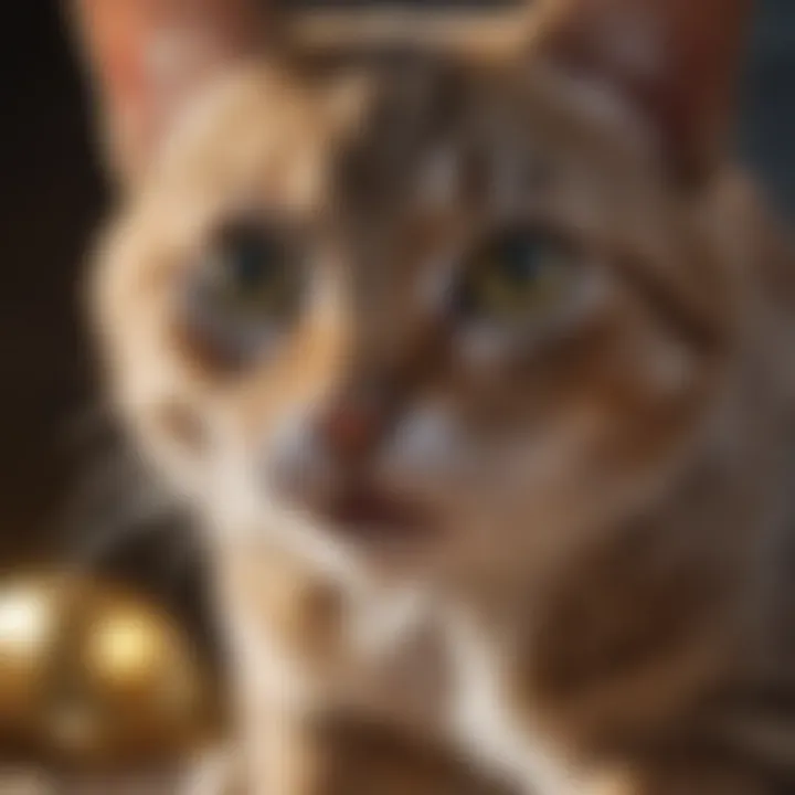 Visual representation of treatment options for feline urinary crystals.