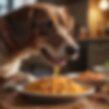 A nutritious meal for dogs that promotes digestive health