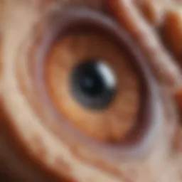 Close-up of a cat's kidney scan showing kidney stones