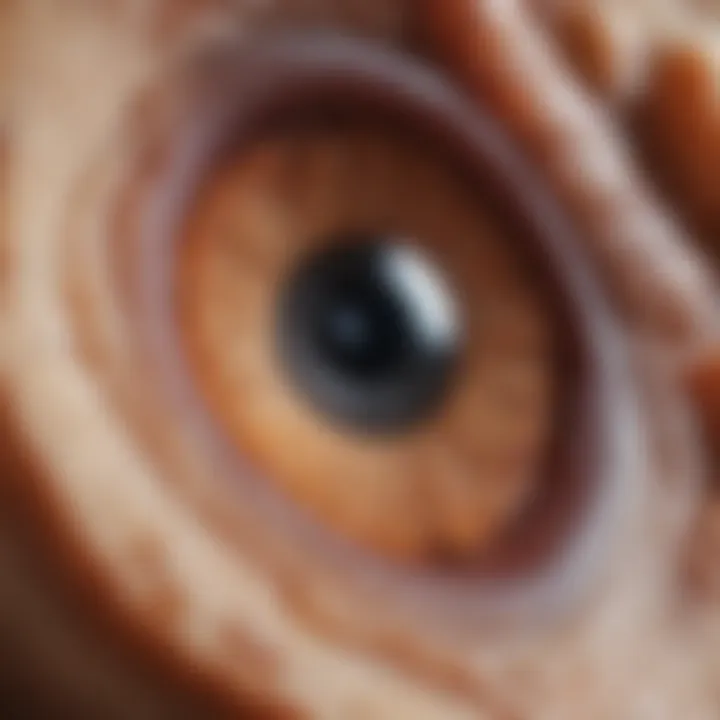 Close-up of a cat's kidney scan showing kidney stones