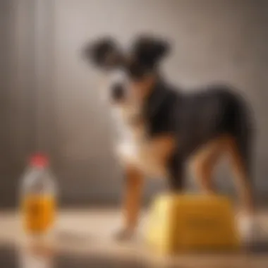 Dog Displaying Signs of Discomfort Dog showing signs of distress