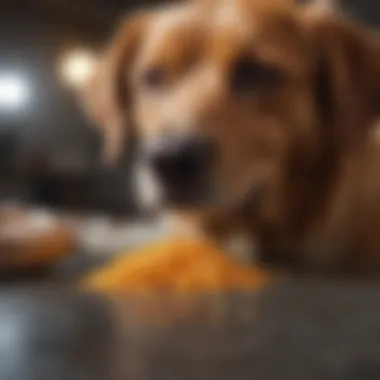 Recognizing Digestive Issues in Dogs A dog experiencing digestive discomfort