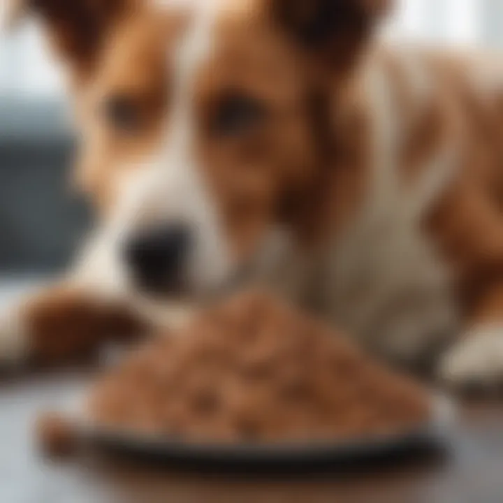 Dog food and supplements for digestive health