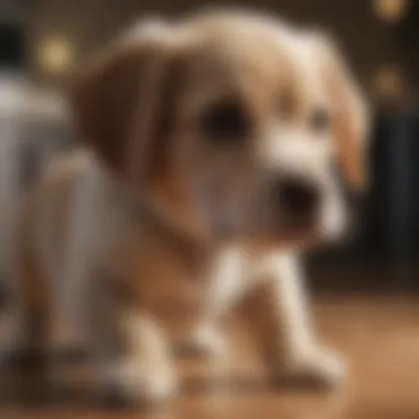 Understanding Puppy Discomfort Due to Diarrhea Puppy experiencing discomfort