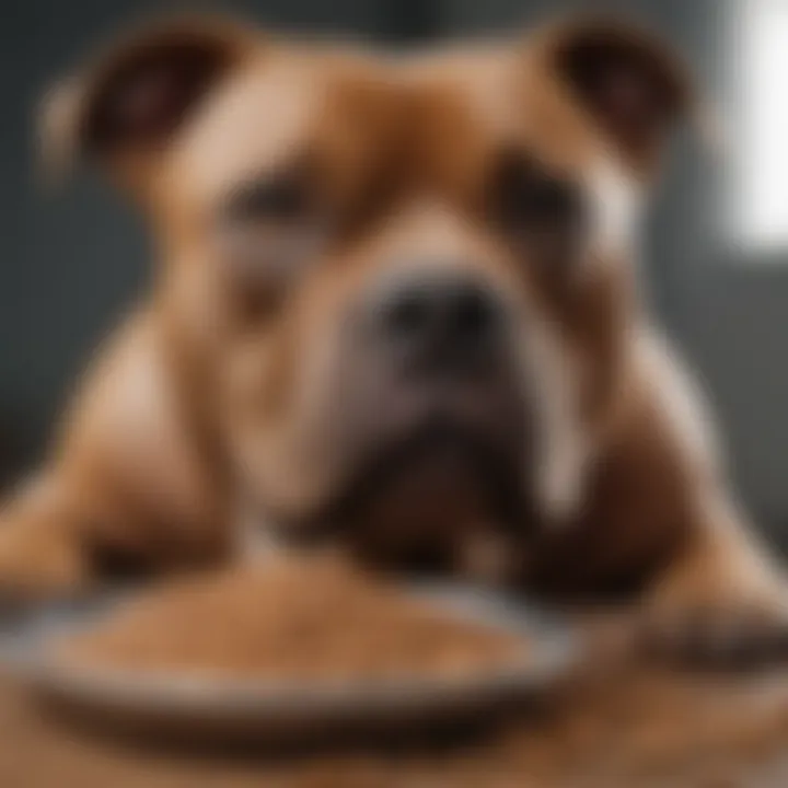 Various dog food options suitable for pitbulls