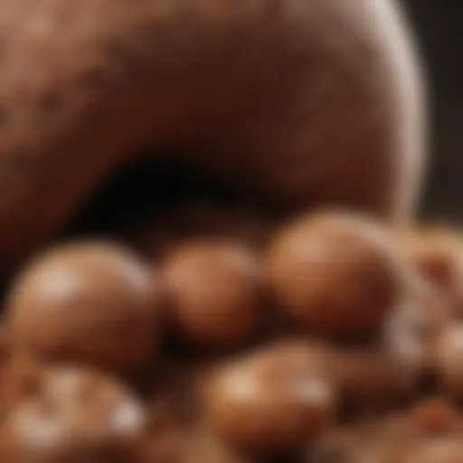 Close-up of a healthy pet's fecal consistency