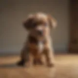 Puppy with soft stool