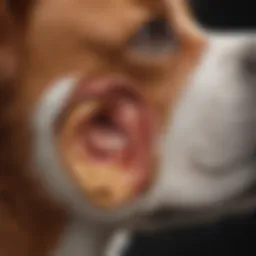 Anatomical diagram of a dog's ear showcasing potential infection points.