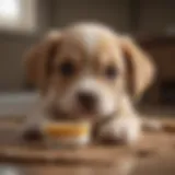 Puppy with sad expression, indicating digestive discomfort